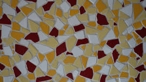 Mozaika z keramických obkládaček