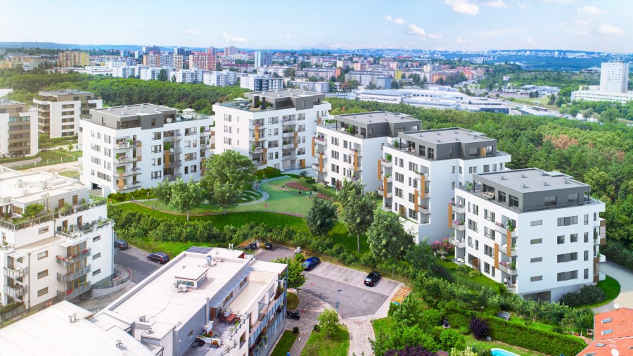 Nový rezidenční projekt Malešický háj nadchne milovníky zeleně i moderního bydlení